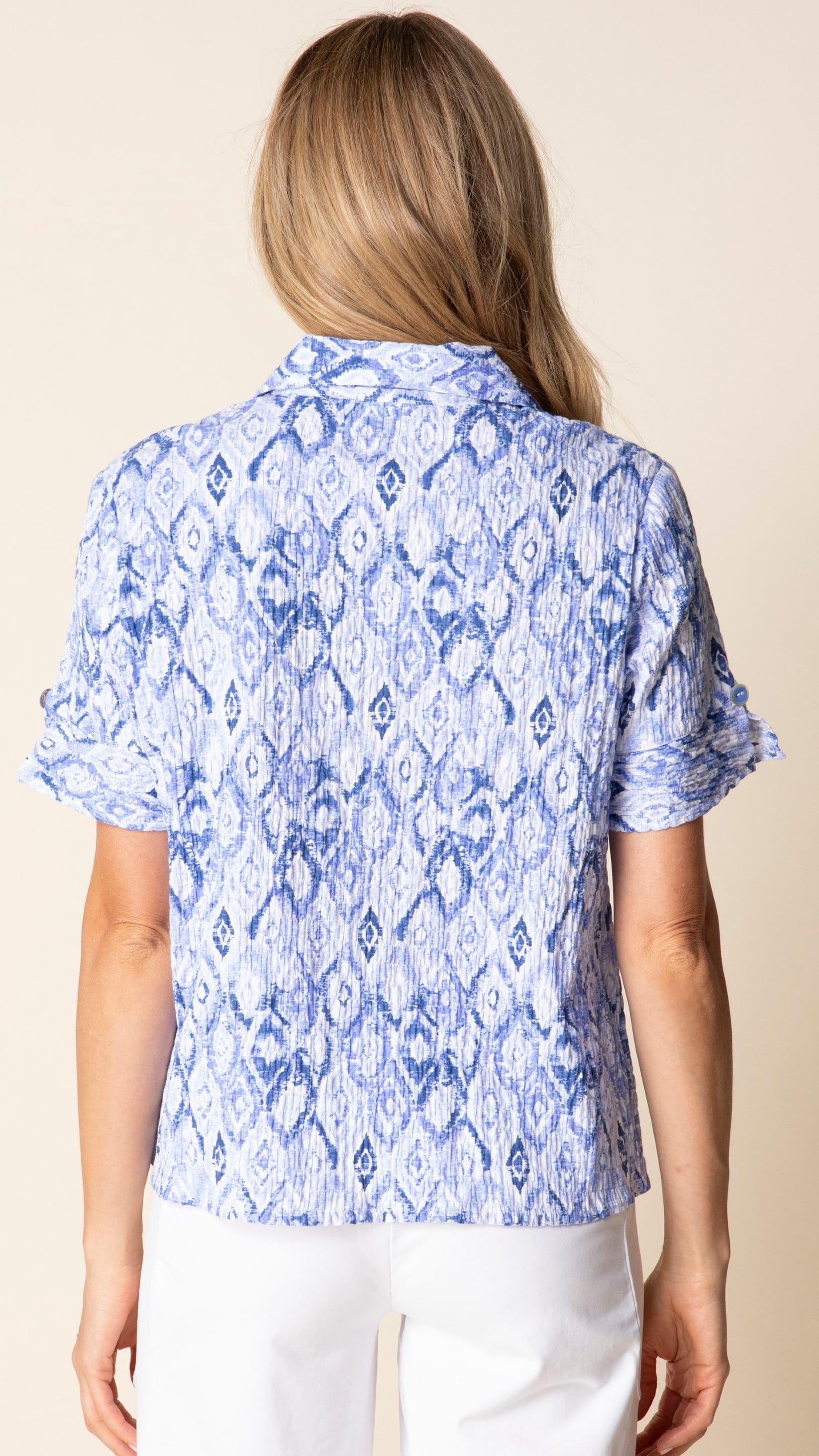 Habitat Blouses Habitat Painted Diamonds Laid Back Shirt Habitat Painted Diamonds Laid Back Shirt