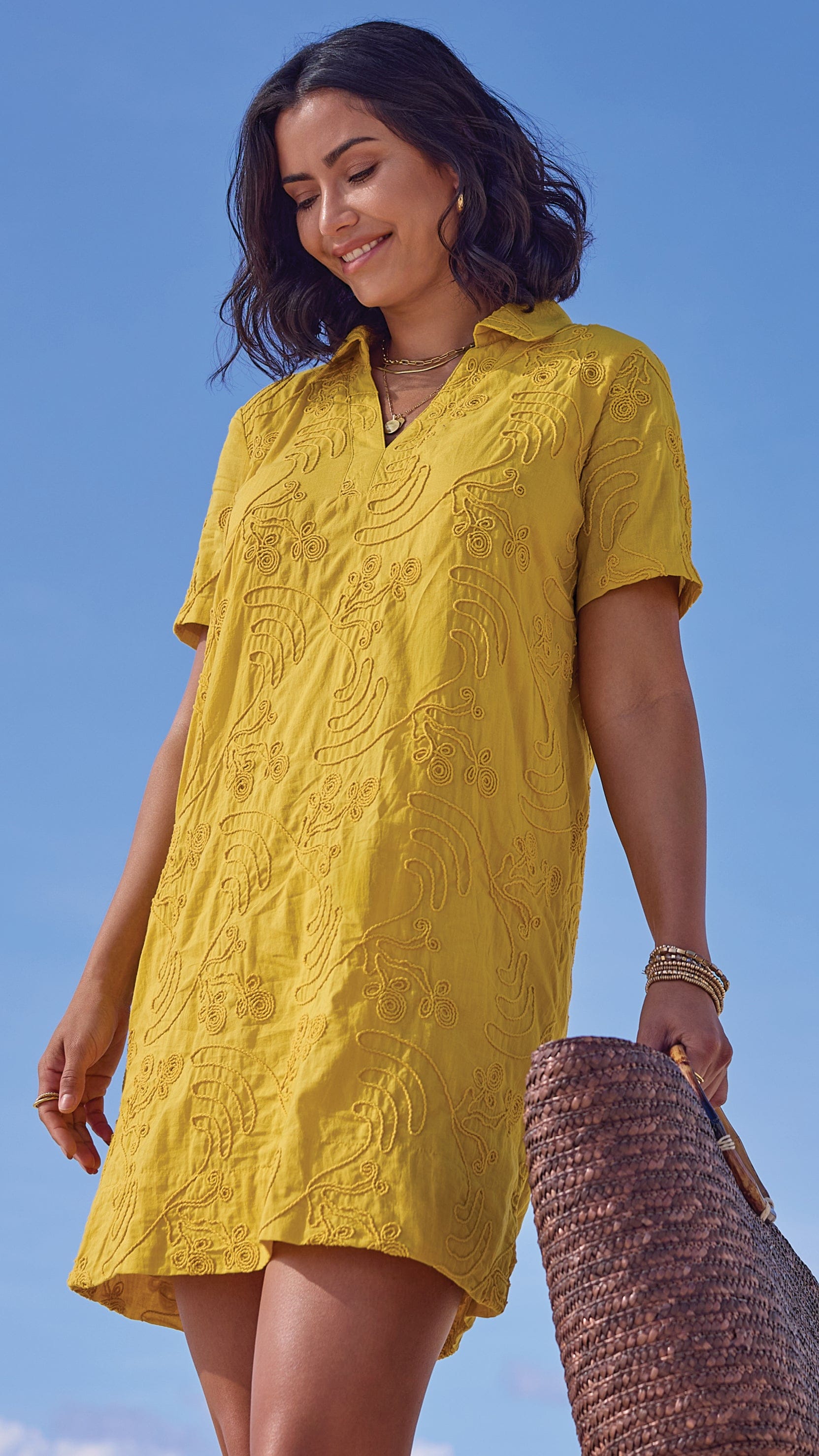 Tribal Dresses Tribal Short Sleeve V-Neck Tunic Dress Tribal Short Sleeve V-Neck Tunic Dress