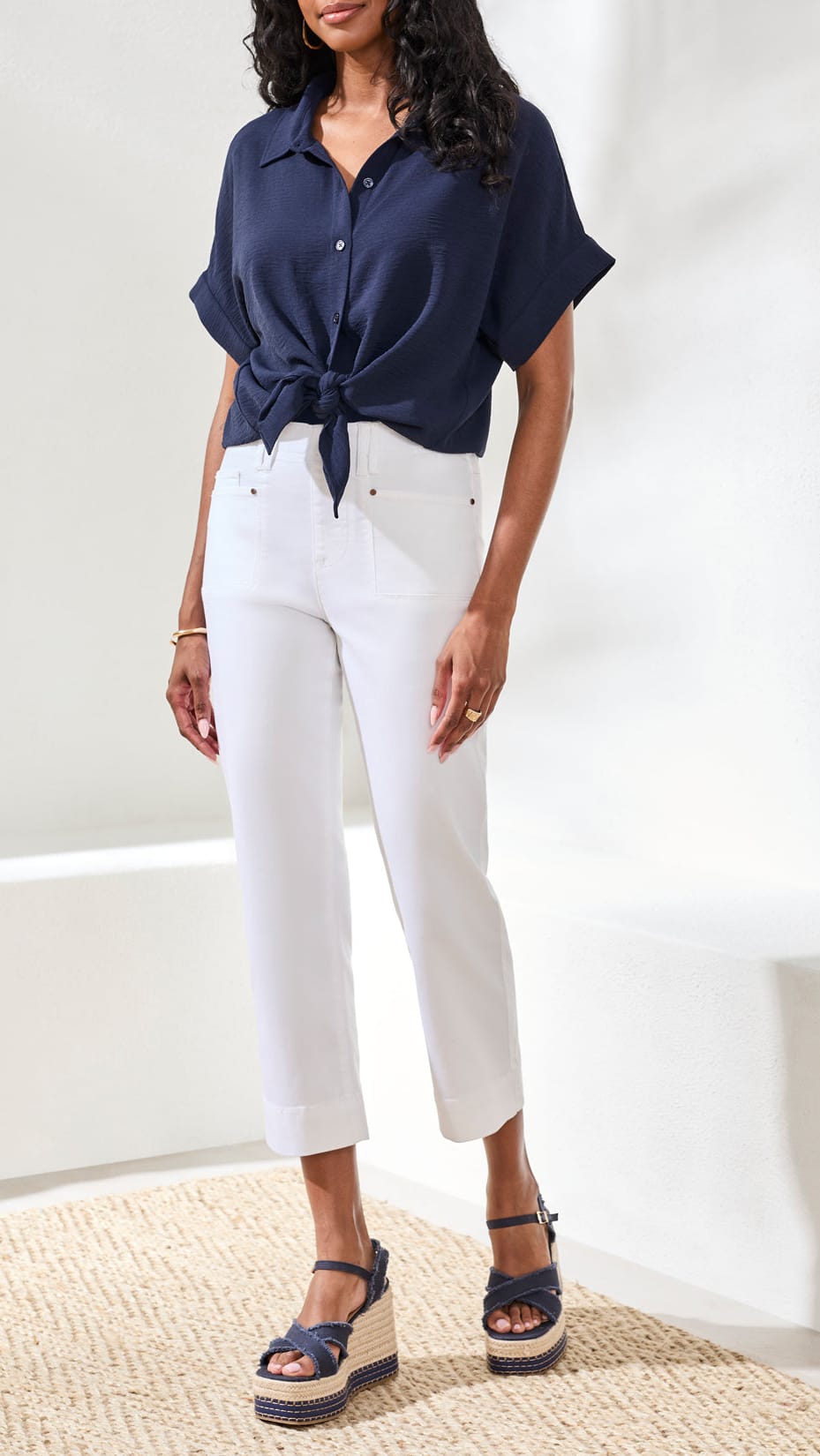 Tribal Pants Tribal Comfort Stretch Capri Kick Flare Pant - Multiple Colors 67361246 Tribal Comfort Stretch Capri Kick Flare Pant - Multiple Colors