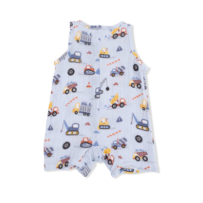 Angel Dear Children's Clothing Angel Dear Sleeveless Shortie Romper - Multiple Prints Angel Dear Sleeveless Shortie Romper - Multiple Prints