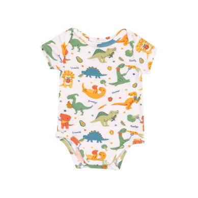 Angel Dear Short Sleeve Bamboo Bodysuit - Multiple Colors