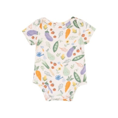 Angel Dear Short Sleeve Bamboo Bodysuit - Multiple Colors