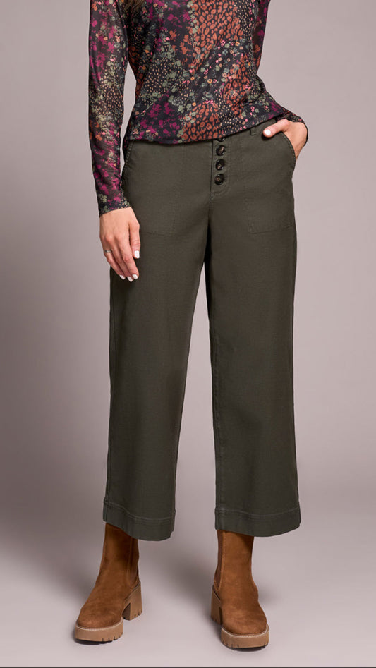 Tribal Sophia Curvy Wide Crop Jean - Multiple Colors