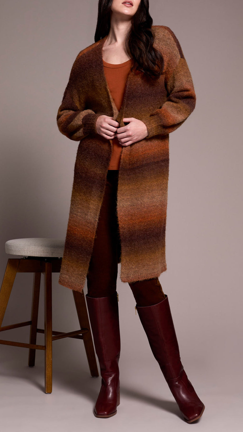 Tribal Long Sweater Cardigan - Multiple Colors