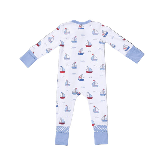 Angel Dear Children's Clothing Angel Dear Convertible Romper - Multiple Prints Angel Dear Convertible Romper - Multiple Prints