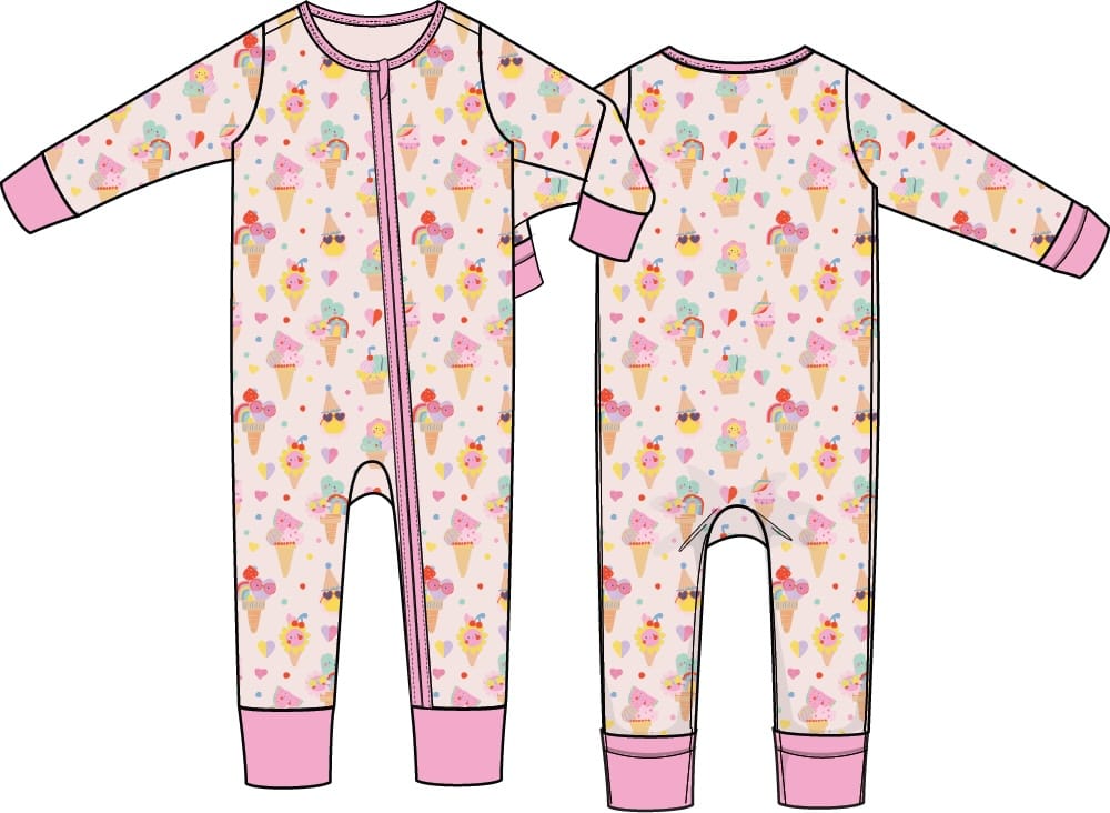 Angel Dear Children's Clothing Angel Dear Convertible Romper - Multiple Prints 30455262 Angel Dear Convertible Romper - Multiple Prints
