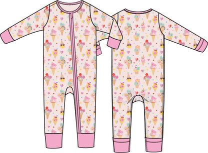 Angel Dear Children's Clothing Angel Dear Convertible Romper - Multiple Prints 30455262 Angel Dear Convertible Romper - Multiple Prints