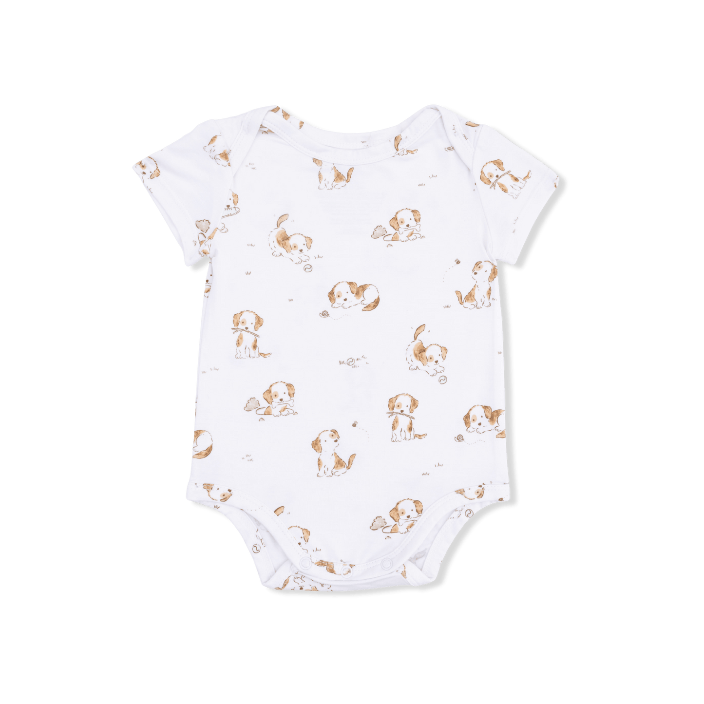 Angel Dear Children's Clothing Angel Dear Short Sleeve Bamboo Bodysuit - Multiple Prints 07165150 Angel Dear Short Sleeve Bamboo Bodysuit - Multiple Prints
