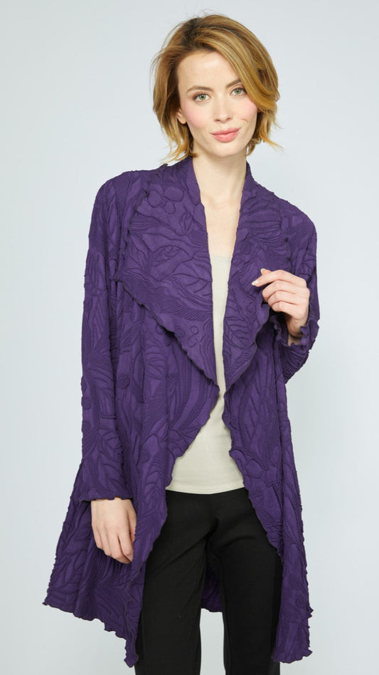Olivia by Habitat Sculpted Floral Waterfall Duster - Multiple Colors