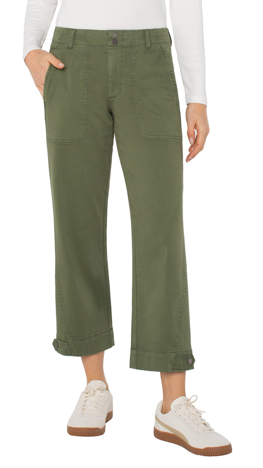 Liverpool Utility Crop Pant