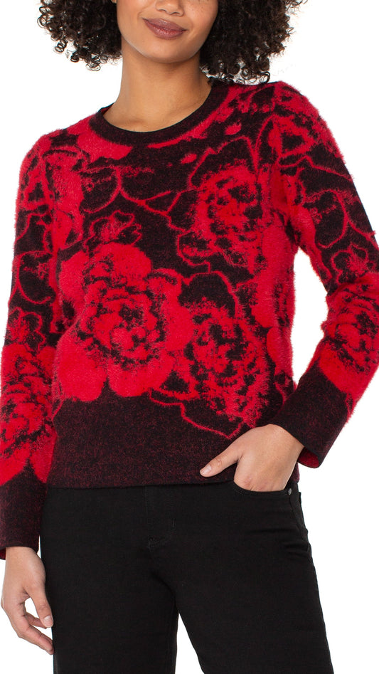 Liverpool Floral Crew Neck Sweater