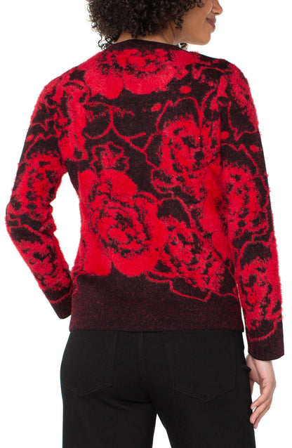 Liverpool Floral Crew Neck Sweater