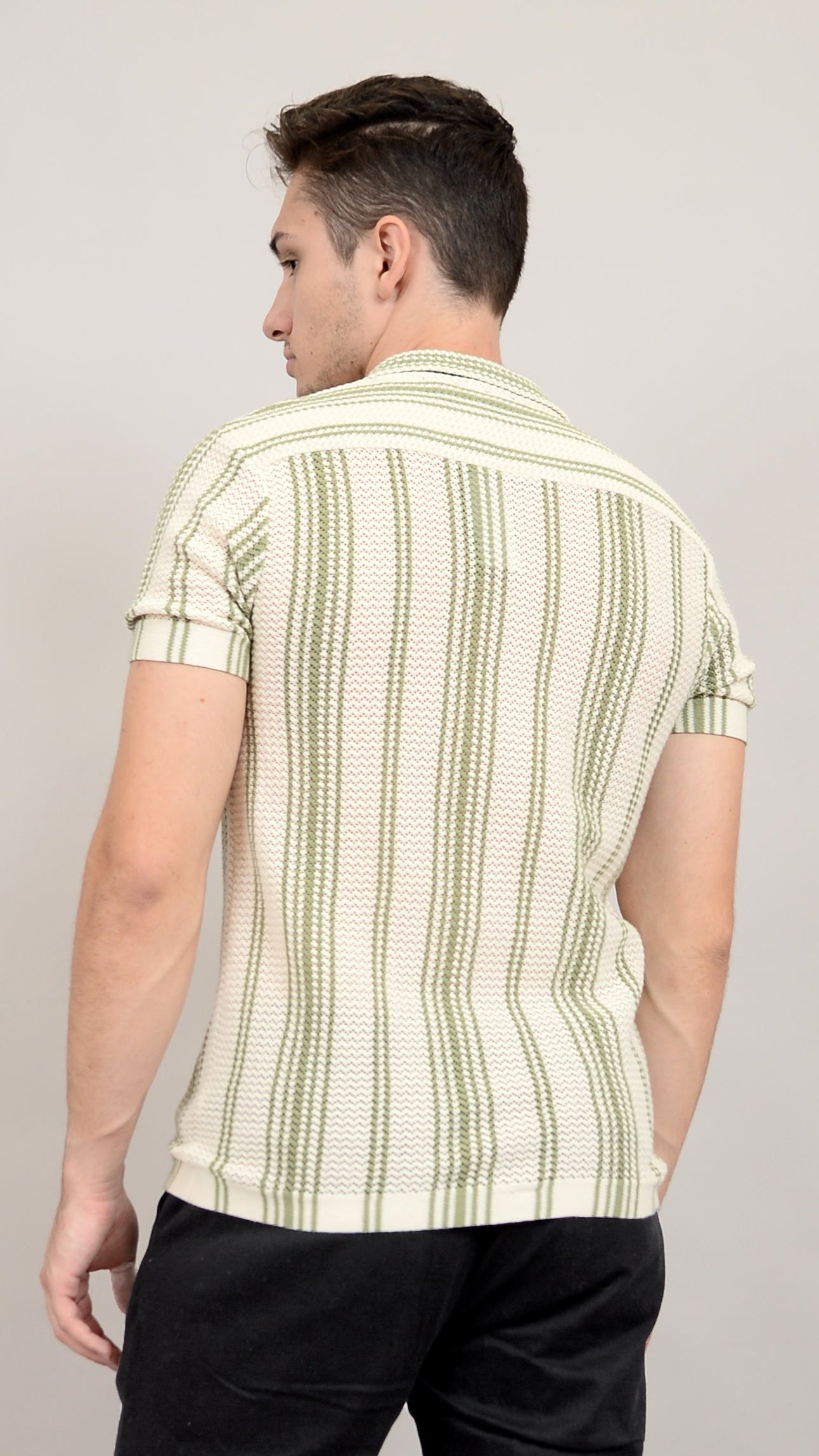 Hedge Fancy Stitch Short Sleeve Polo