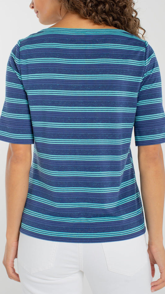 Liverpool Tees Liverpool Fold Over Boatneck Top Liverpool Fold Over Boatneck Top