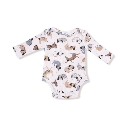 Angel Dear Cozy Pups Lap Shoulder Bodysuit