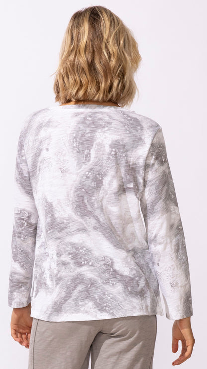 Escape by Habitat Tees Escape Ocean Marble Boxy Tee Escape Ocean Marble Boxy Tee