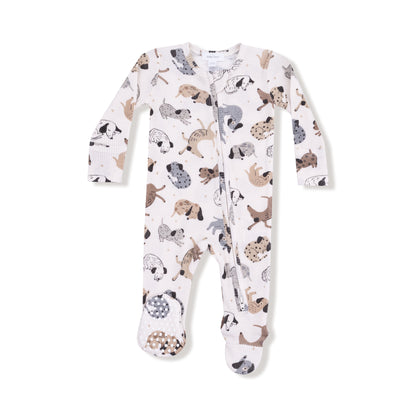 Angel Dear Cozy Pups 2 Way Zipper Footie