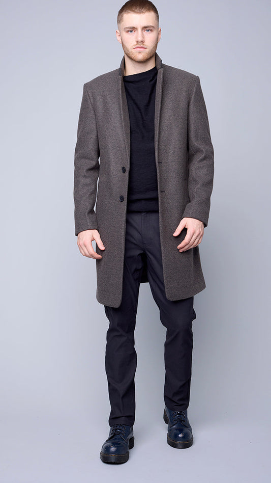 Hedge Long Melange Coat