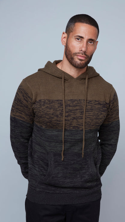 Hedge Colorblock Sweater Hoodie