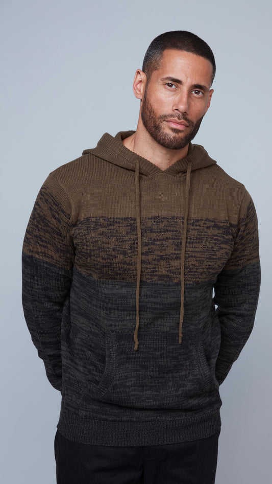 Hedge Colorblock Sweater Hoodie