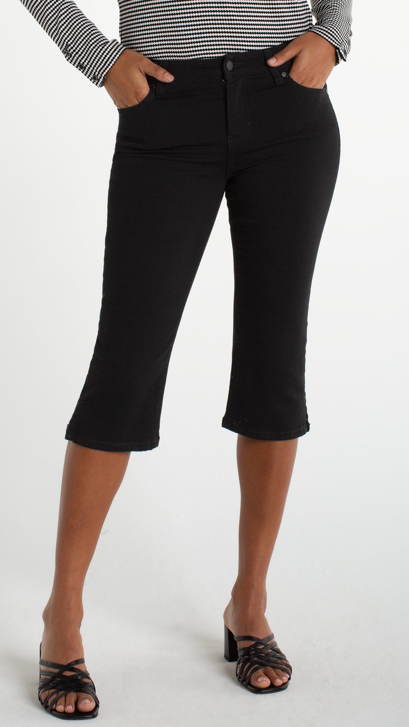 Liverpool Pants Liverpool Capri with Slit Liverpool Capri with Slit