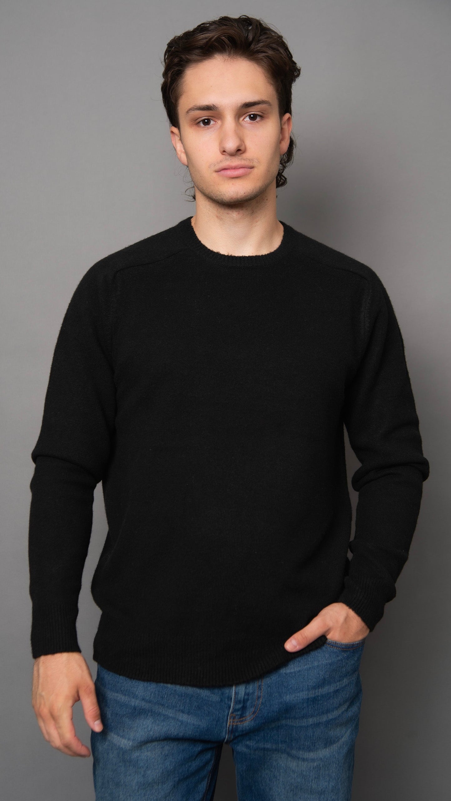 Hedge Raglan Sleeve Crew Sweater - Multiple Colors