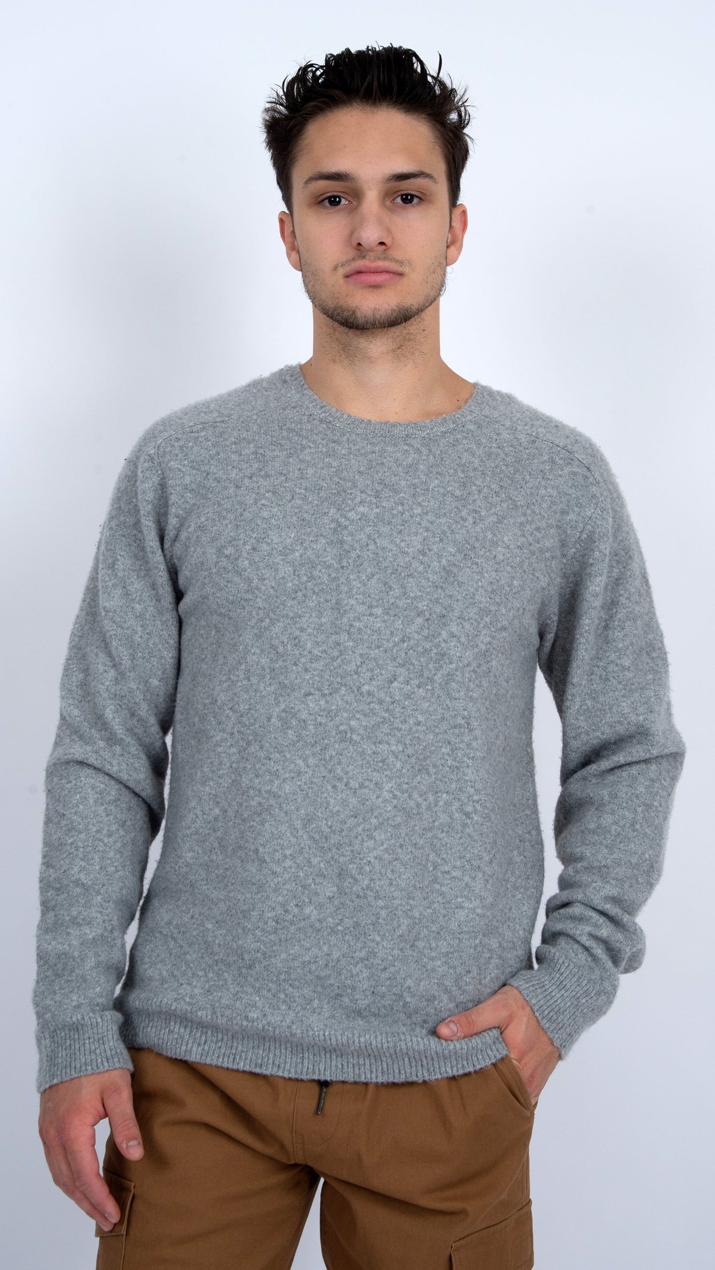 Hedge Raglan Sleeve Crew Sweater - Multiple Colors