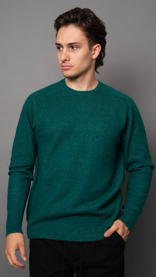 Hedge Raglan Sleeve Crew Sweater - Multiple Colors