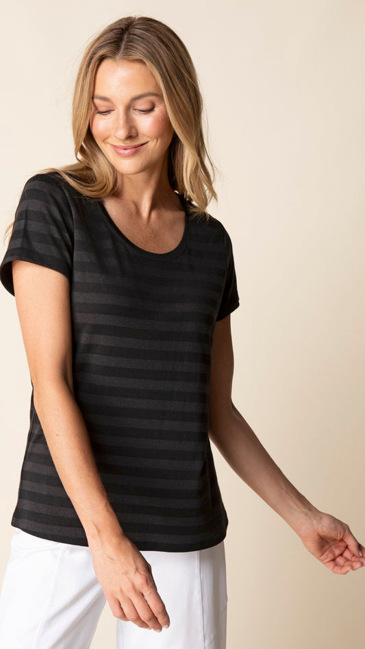 Habitat Shadow Stripe Short Sleeve Tee - Multiple Colors