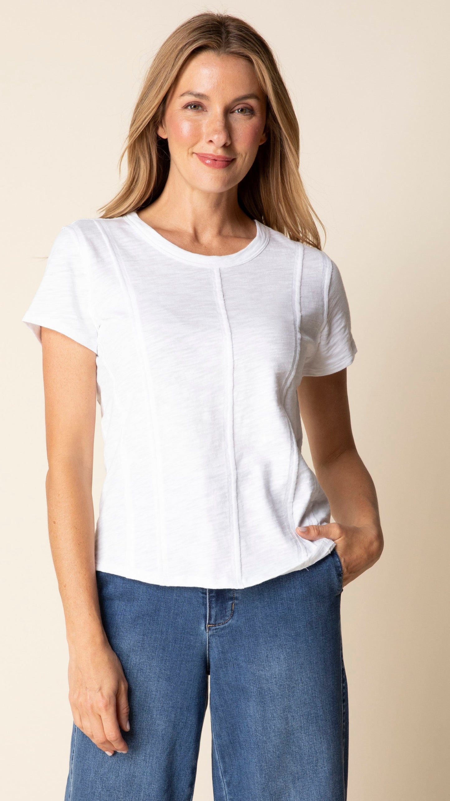 Habitat Cotton Pebble Seamed Tee - Multiple Colors