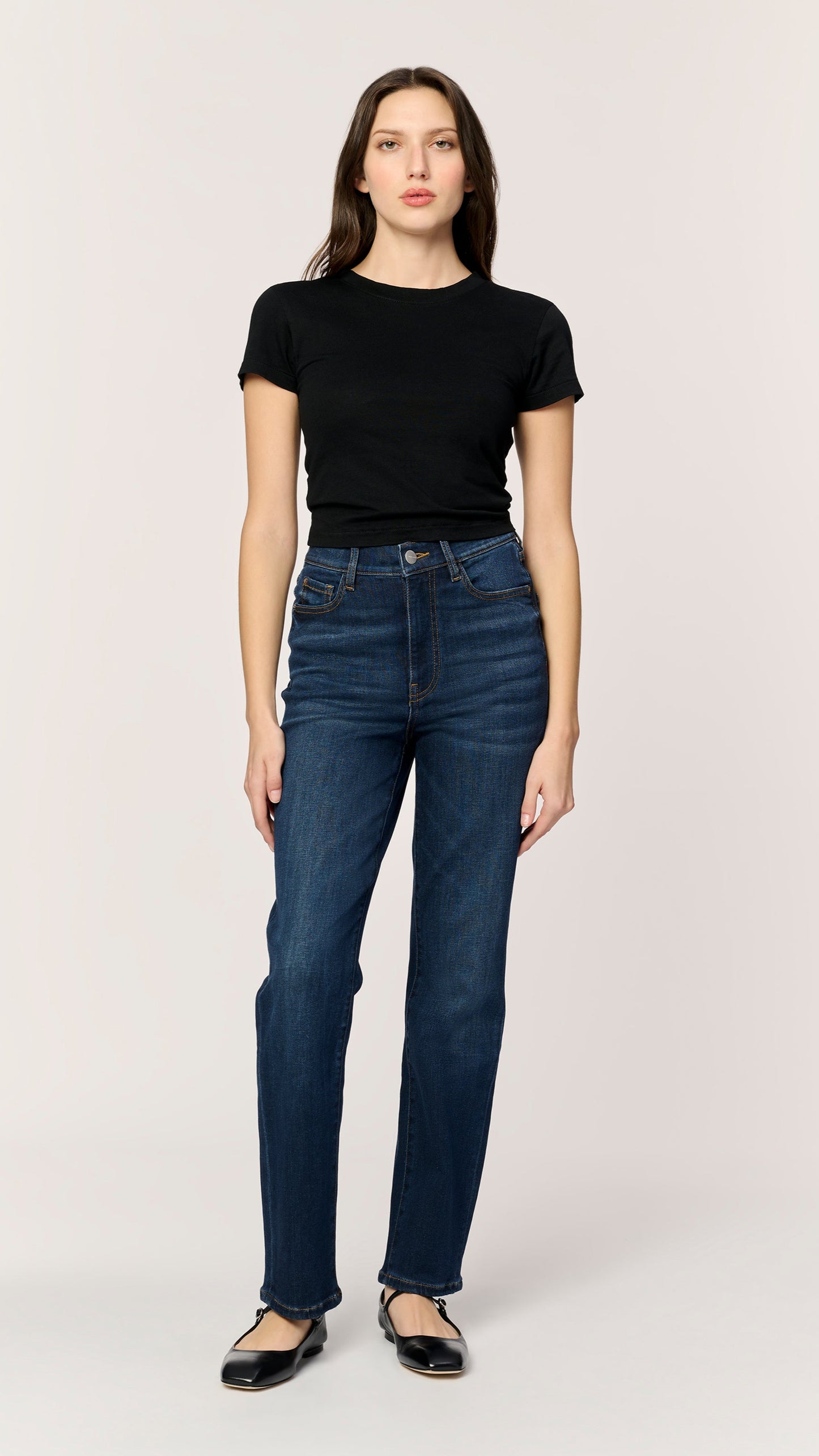 Warp & Weft Ase Stretch Straight Denim Pant - Multiple Colors