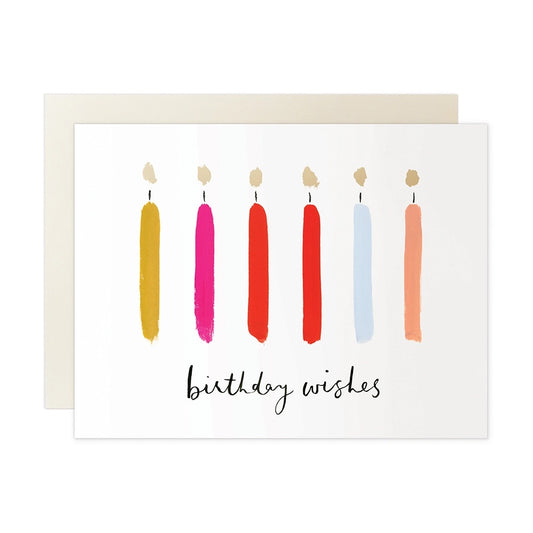 Birthday Candles Greeting Card