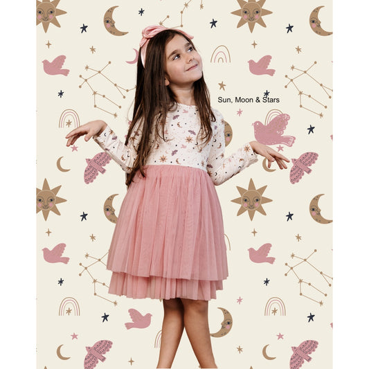 Bird & Bean Tutu Tulle Party Dress - Multiple Prints