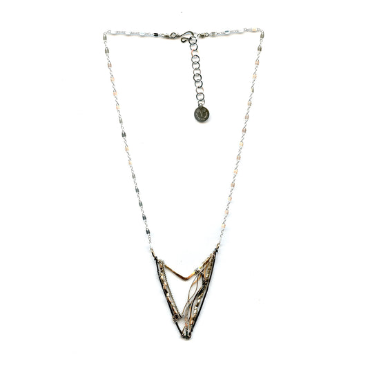 Art By Any Means Sterling Silver Arrow Necklace