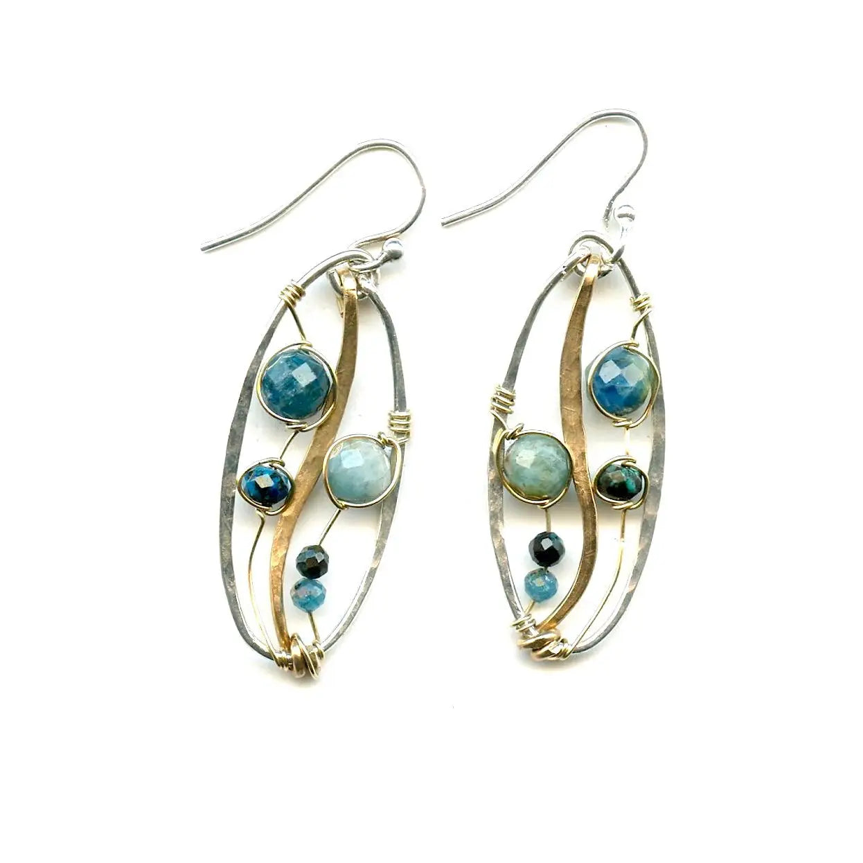 Art By Any Means Apatite Garden Earrings