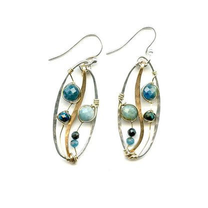 Art By Any Means Apatite Garden Earrings