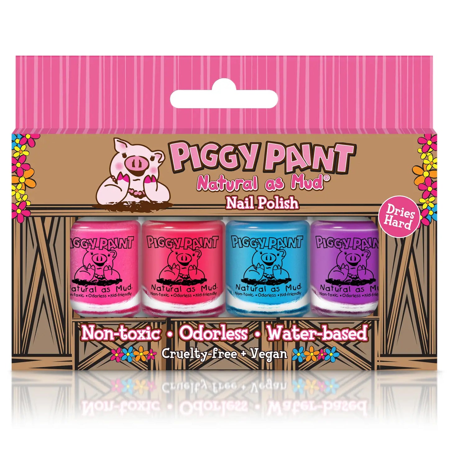 Piggy Paint Non-Toxic Nail Polish Box Set for Kids