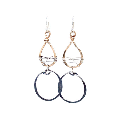 Art By Any Means Two Worlds Earrings