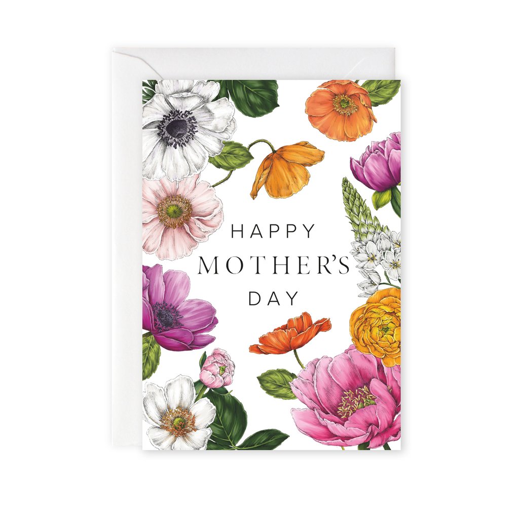 Floral Brights Mother's Day Greeting Card