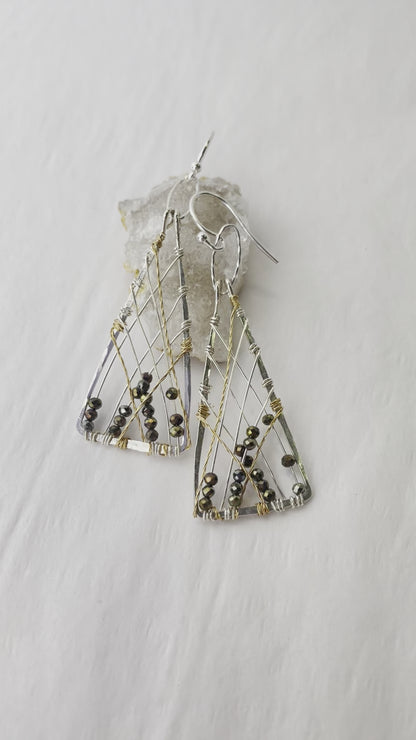 Art By Any Means Lattice Earrings
