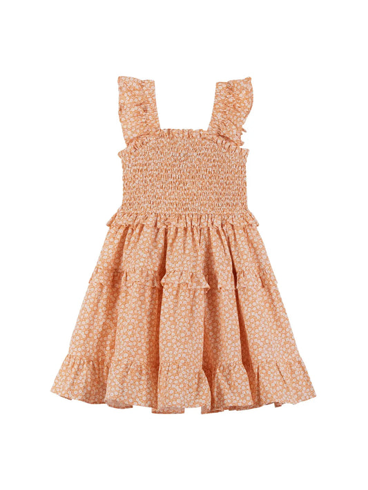 Andy & Evan Ruffle Smock Dress - Multiple Colors