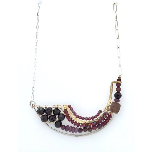 Art By Any Means Graceful Garnet Necklace