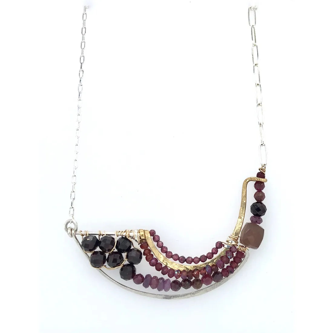 Art By Any Means Necklaces Art By Any Means Graceful Garnet Necklace 66239454 Art By Any Means Graceful Garnet Necklace