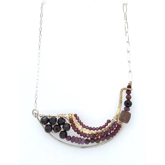 Art By Any Means Necklaces Art By Any Means Graceful Garnet Necklace 66239454 Art By Any Means Graceful Garnet Necklace