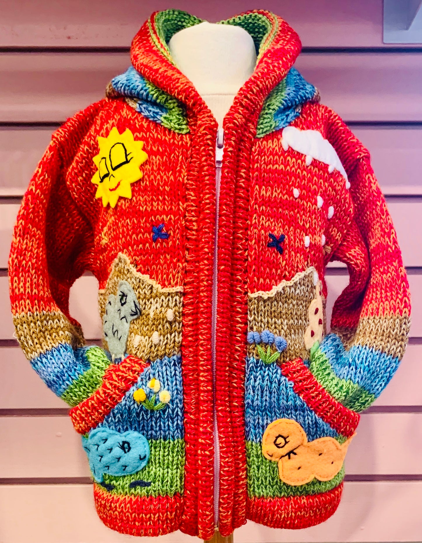 Peruvian Sweater/Jacket - Multiple Colors