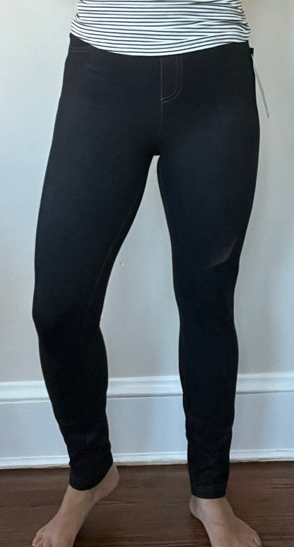 Softworks Pull-On Stretch Denim Leggings - Multiple Colors