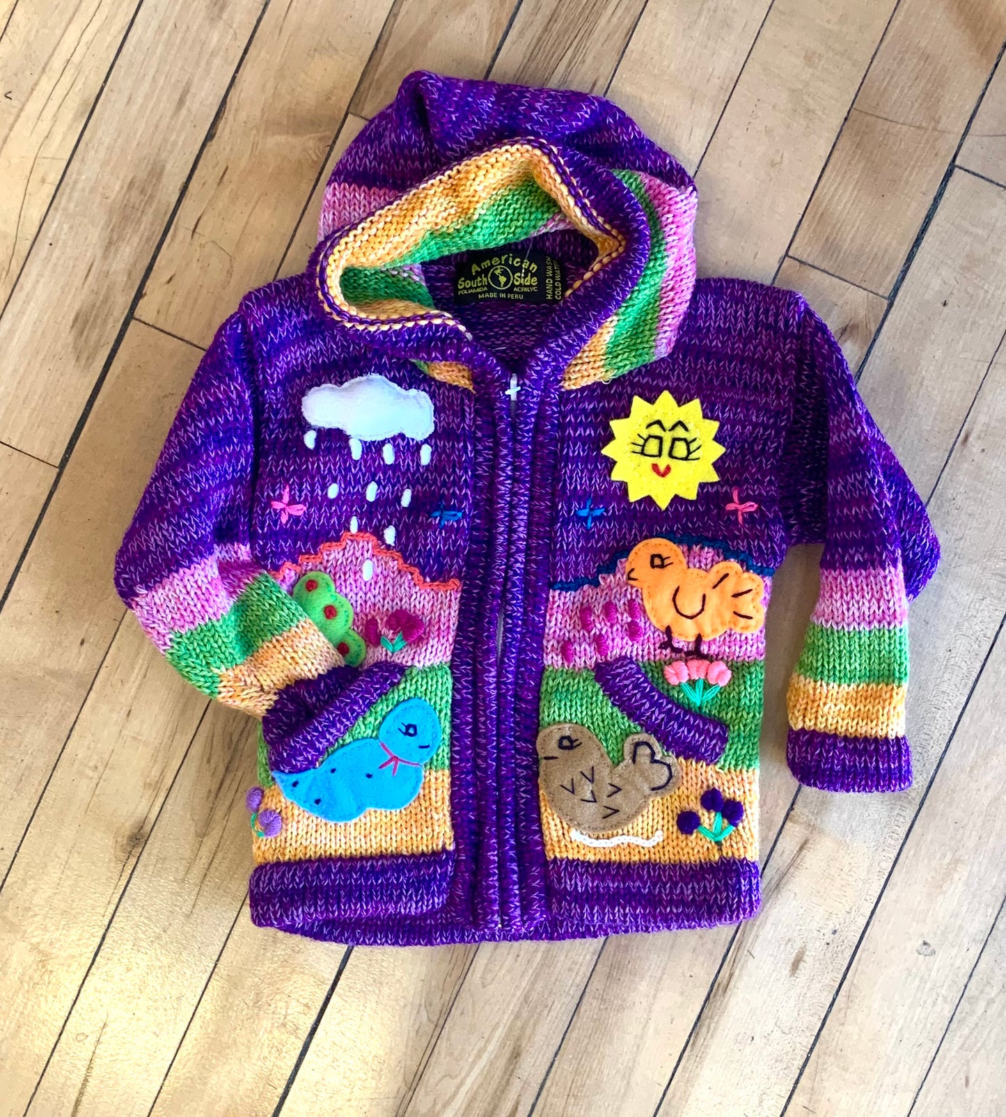 Peruvian Sweater/Jacket - Multiple Colors