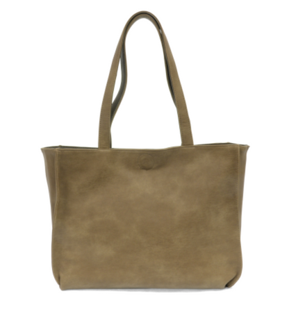 Joy Susan Vegan Leather Tatum Reversible Tote Bag - Multiple Colors