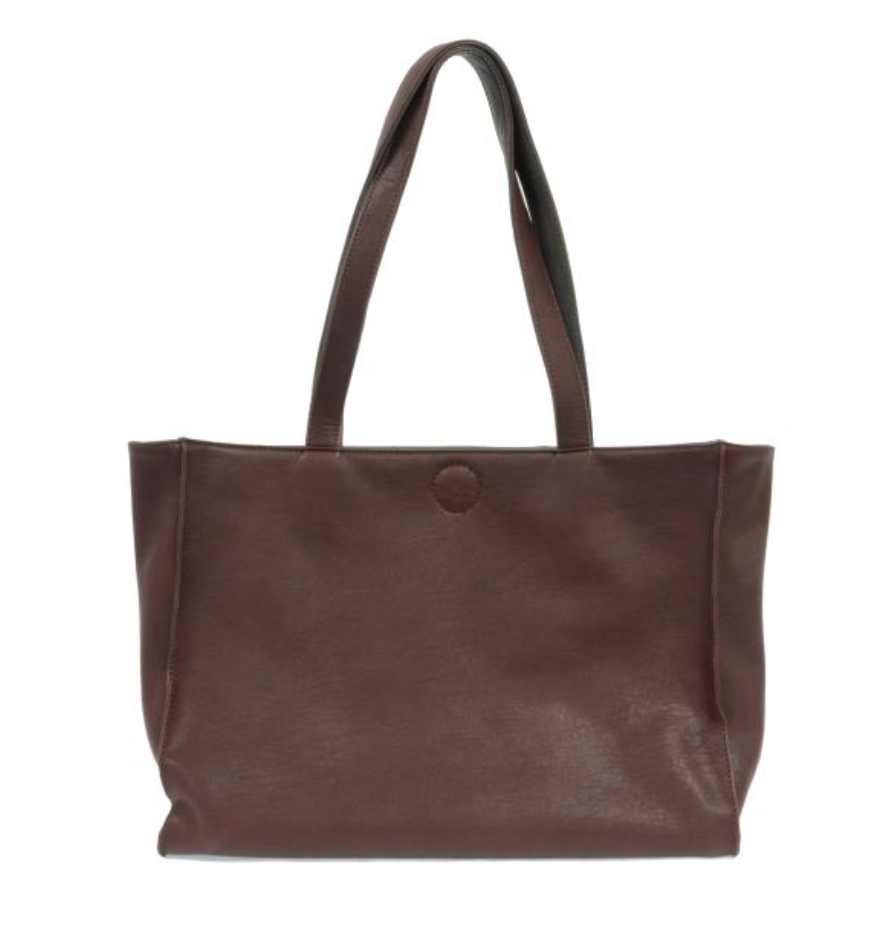 Joy Susan Vegan Leather Tatum Reversible Tote Bag - Multiple Colors