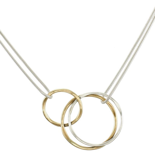 Marjorie Baer Necklaces Marjorie Baer Necklace - N8105D 65043877 Marjorie Baer Necklace - N8105D silver gold brass